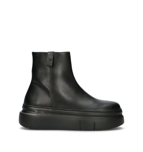GIO+ Tronchetto donna nero in pelle