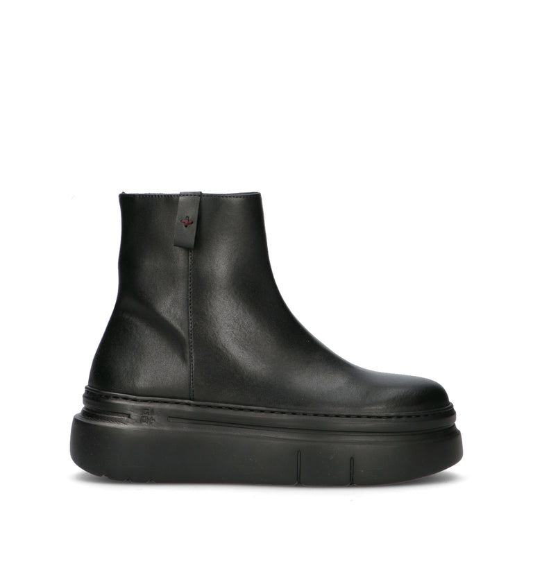 GIO+ Tronchetto donna nero in pelle