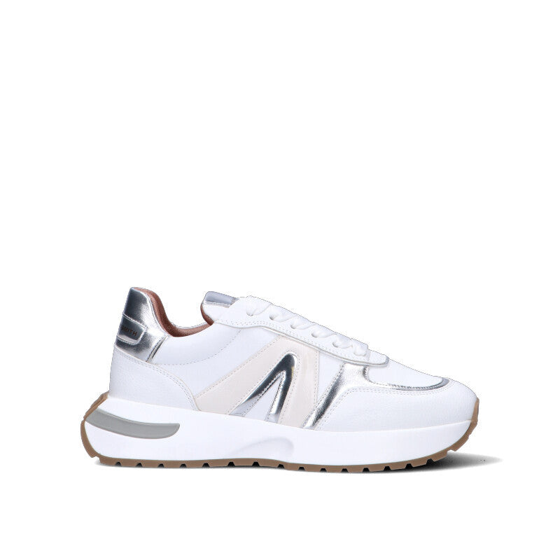 ALEXANDER SMITH Sneaker donna bianca/argento