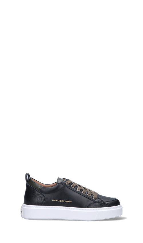 ALEXANDER SMITH Sneaker uomo nera in pelle