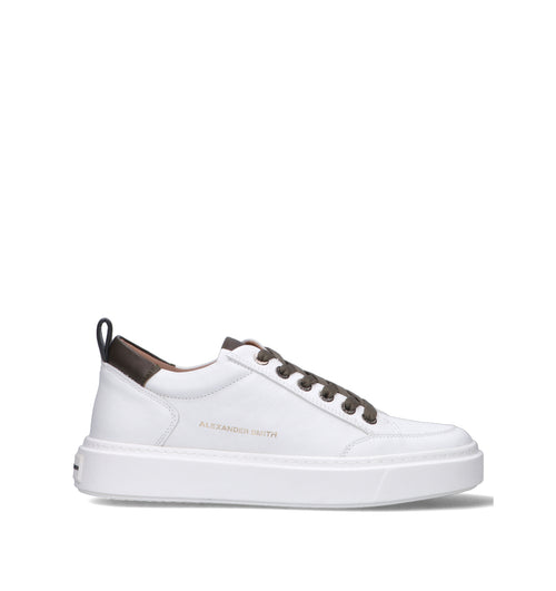 ALEXANDER SMITH Sneaker uomo bianca/marrone