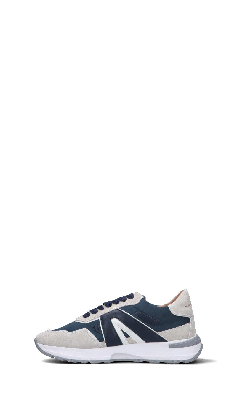 ALEXANDER SMITH Sneaker uomo bianca/blu