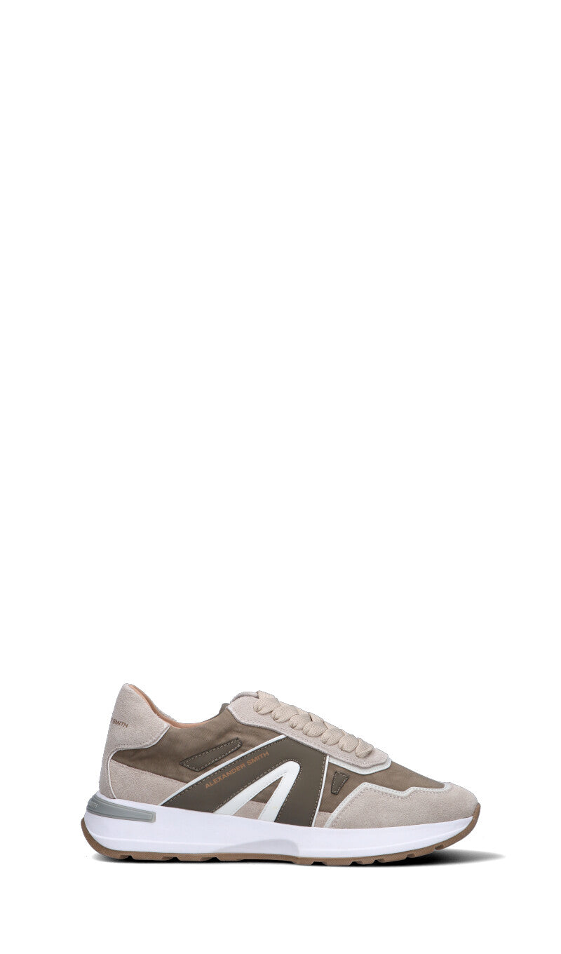 ALEXANDER SMITH Sneaker uomo bianca/marrone