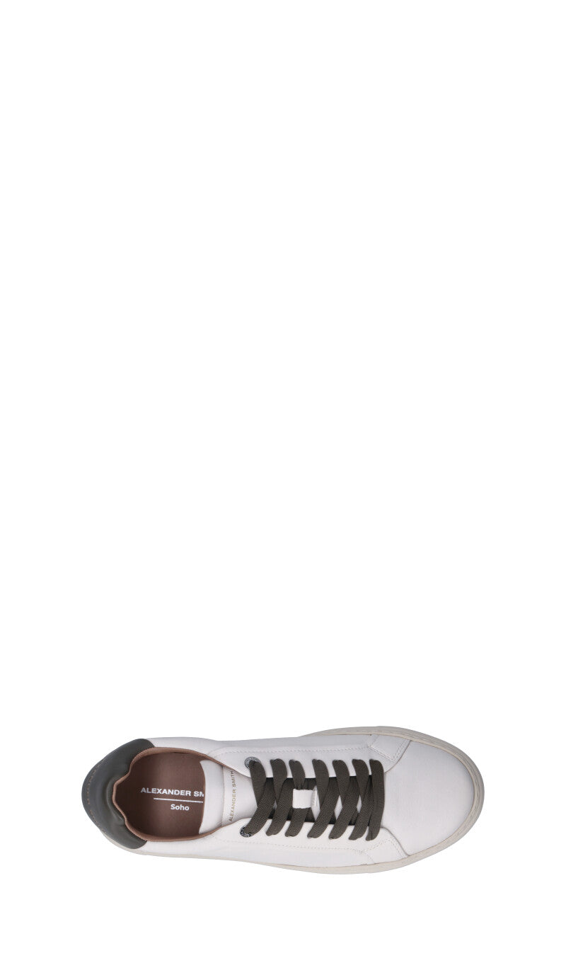 ALEXANDER SMITH Sneaker uomo bianca in pelle