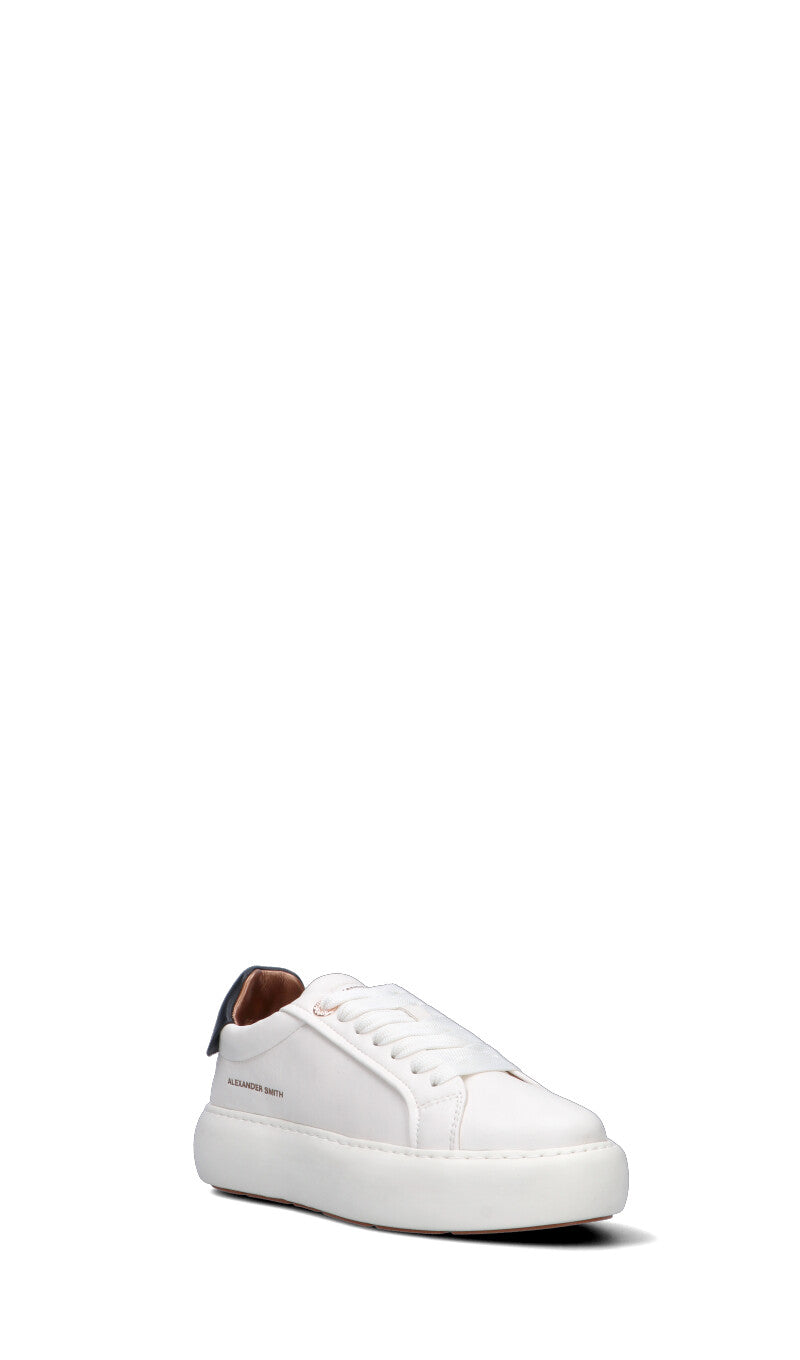 ALEXANDER SMITH Sneaker donna bianca in pelle
