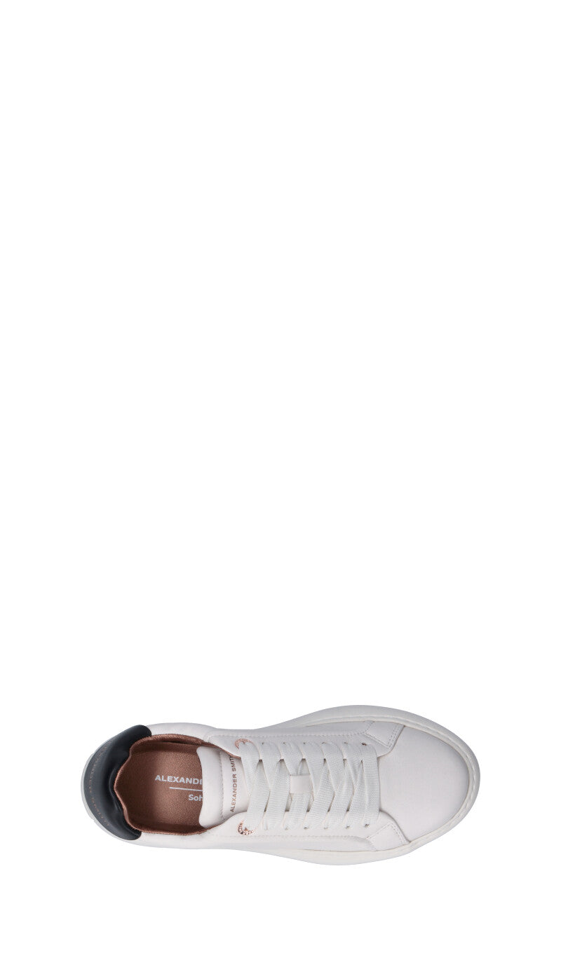 ALEXANDER SMITH Sneaker donna bianca in pelle