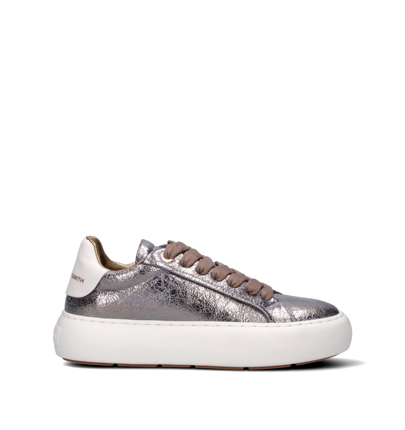 ALEXANDER SMITH Sneaker donna bronzo in pelle