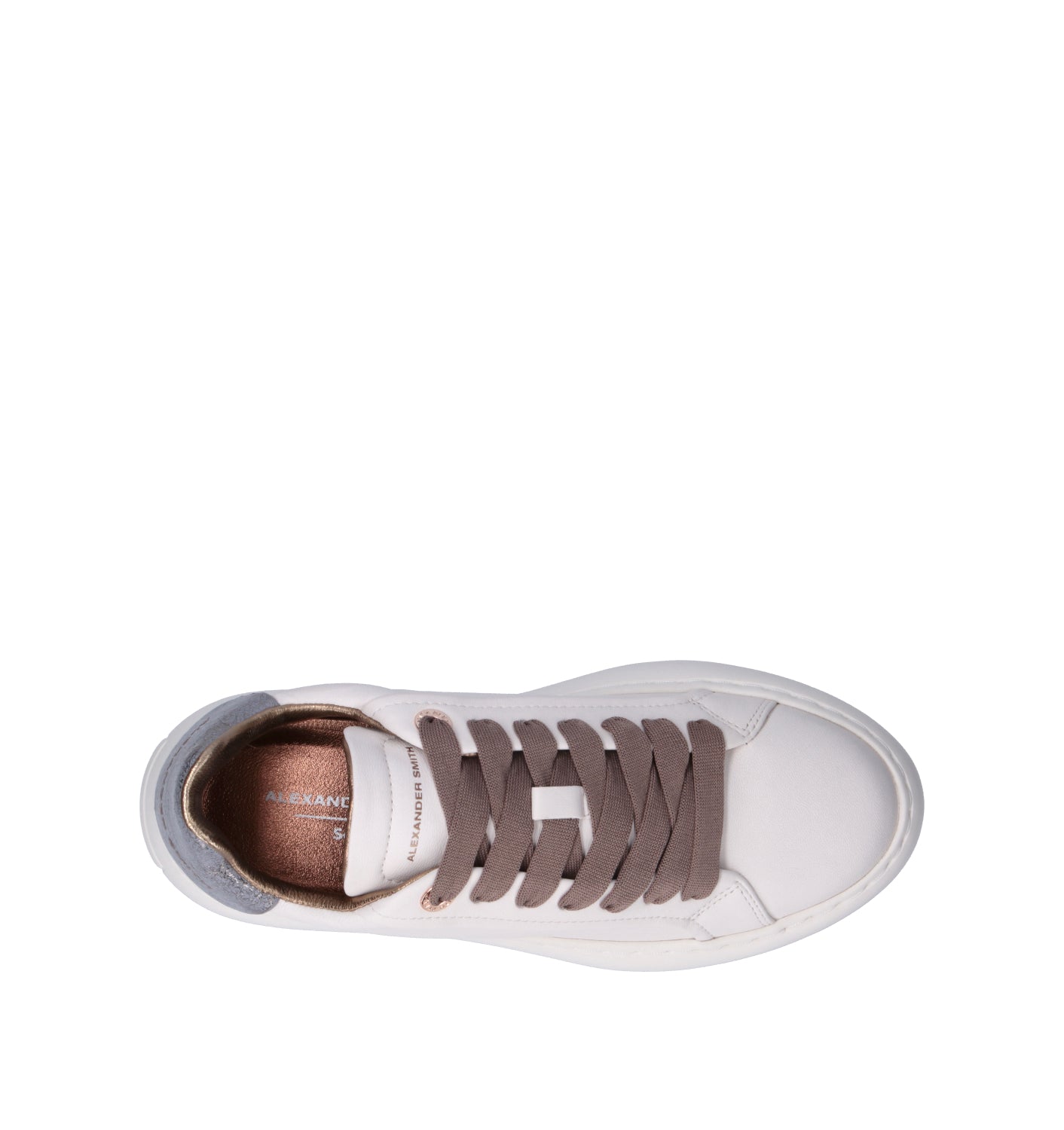 ALEXANDER SMITH Sneaker donna bianca in pelle