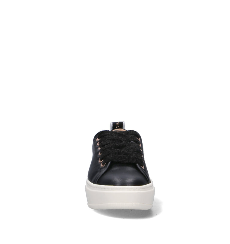 ALEXANDER SMITH Sneaker donna nera in pelle