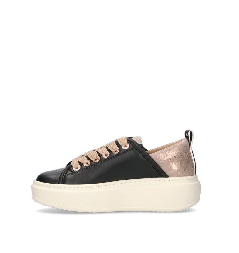ALEXANDER SMITH Sneaker donna nera in pelle