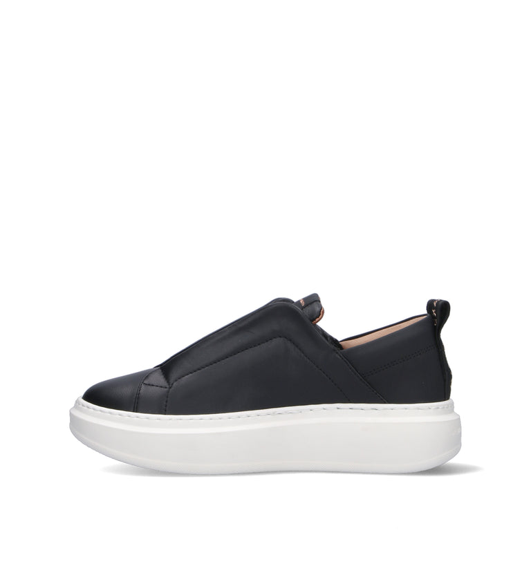 ALEXANDER SMITH Sneaker donna nera in pelle