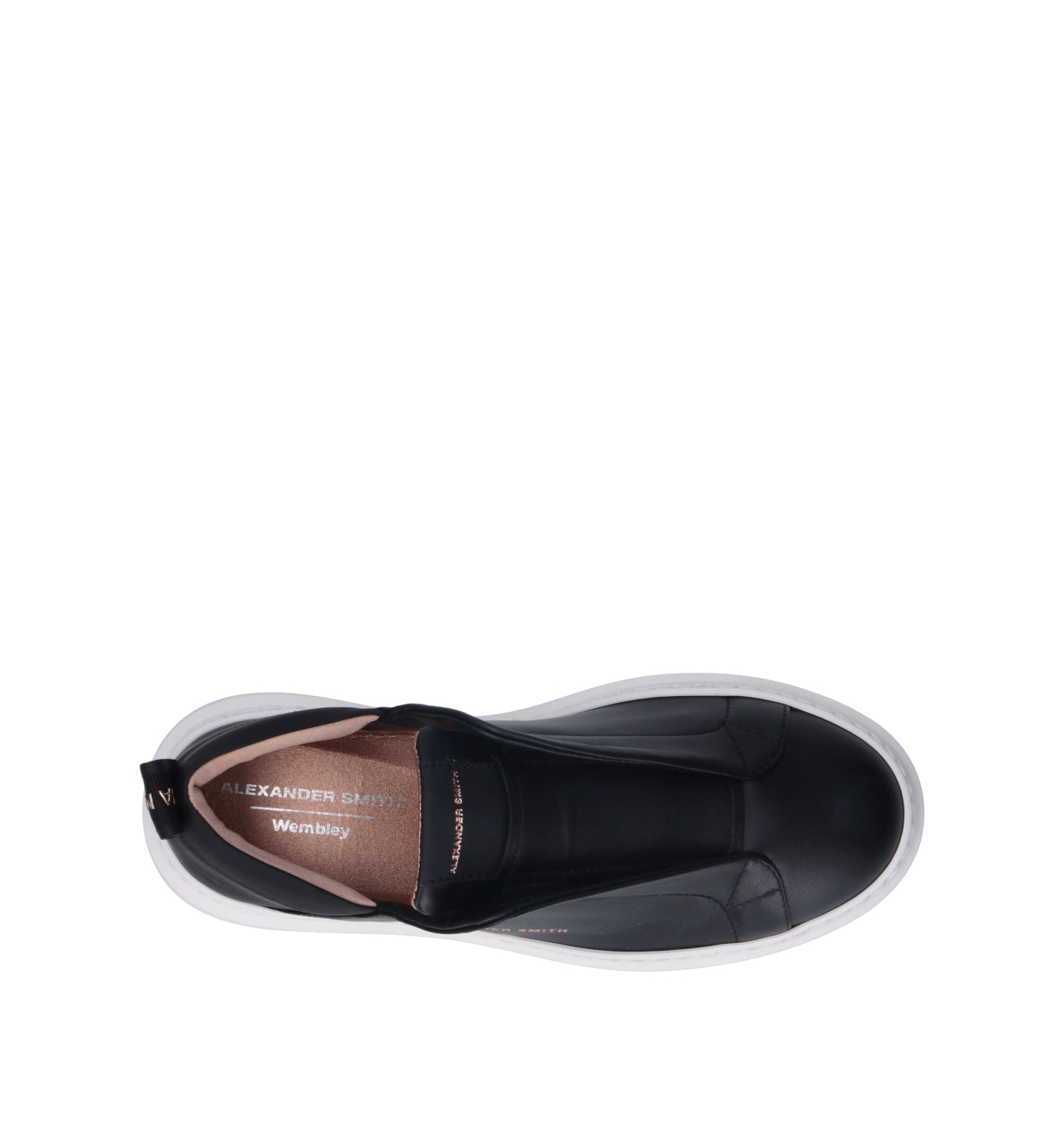 ALEXANDER SMITH Sneaker donna nera in pelle