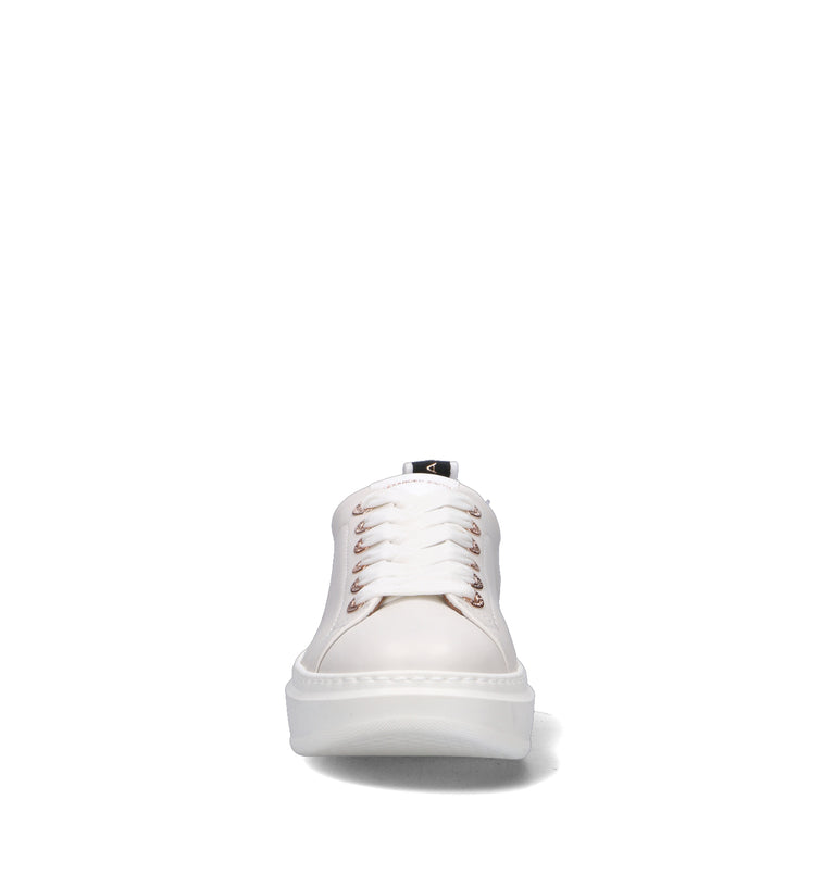 ALEXANDER SMITH Sneaker donna bianca in pelle
