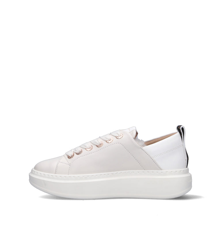 ALEXANDER SMITH Sneaker donna bianca in pelle