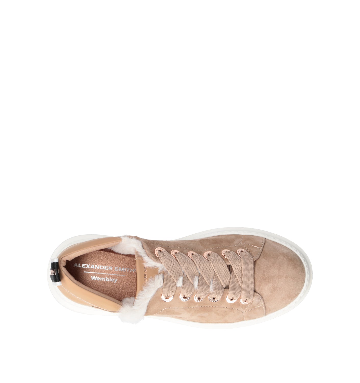 ALEXANDER SMITH Sneaker donna cammello in suede