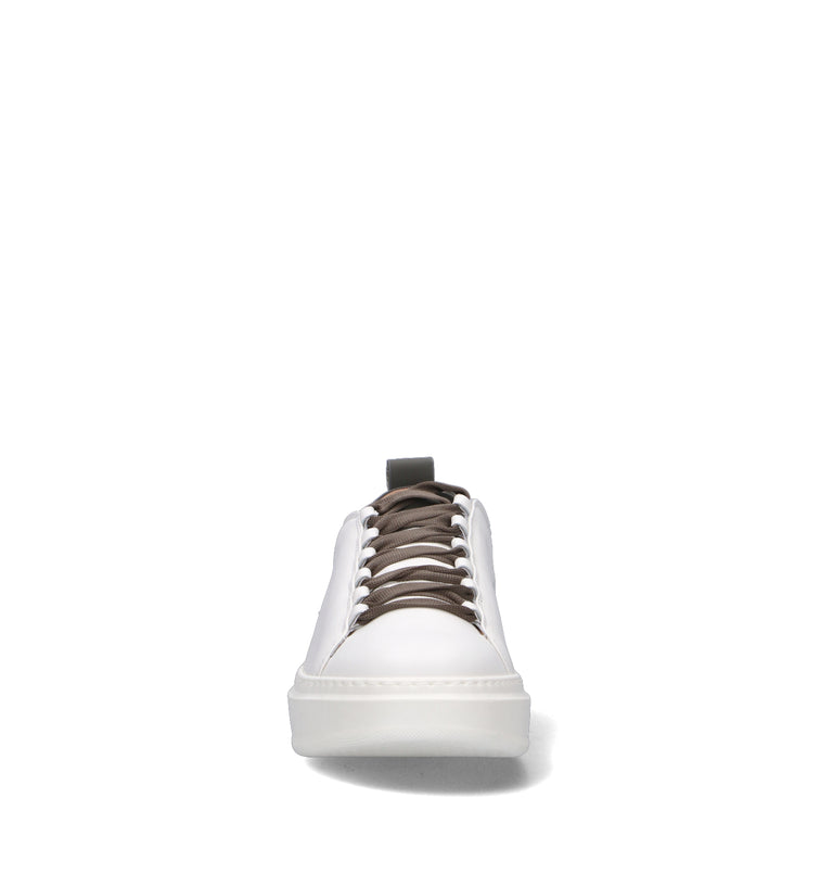 ALEXANDER SMITH Sneaker uomo bianca in pelle