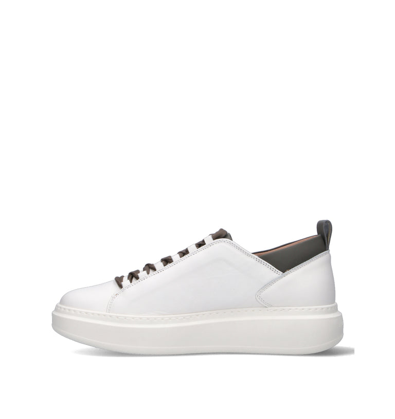 ALEXANDER SMITH Sneaker uomo bianca in pelle