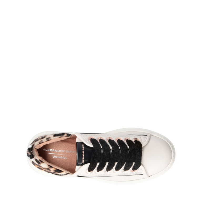 ALEXANDER SMITH Sneaker donna bianca in pelle