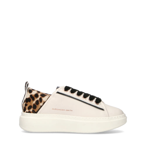 ALEXANDER SMITH Sneaker donna bianca in pelle