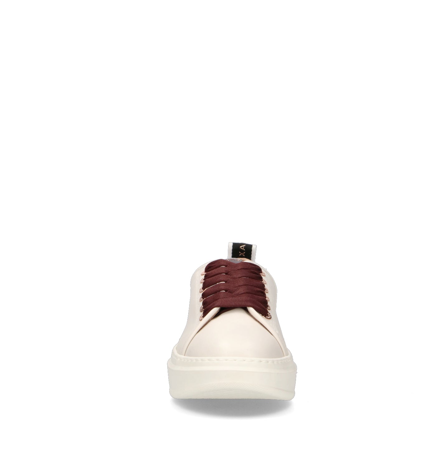 ALEXANDER SMITH Sneaker donna bianca/bordeaux in pelle