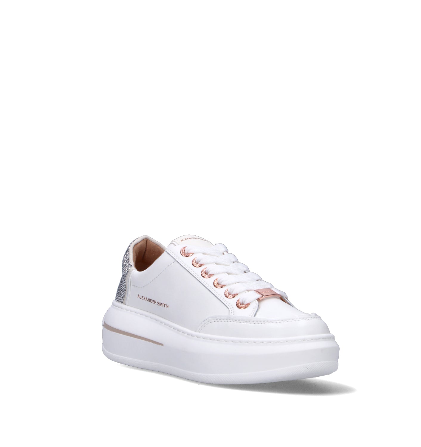 ALEXANDER SMITH Sneaker donna bianca