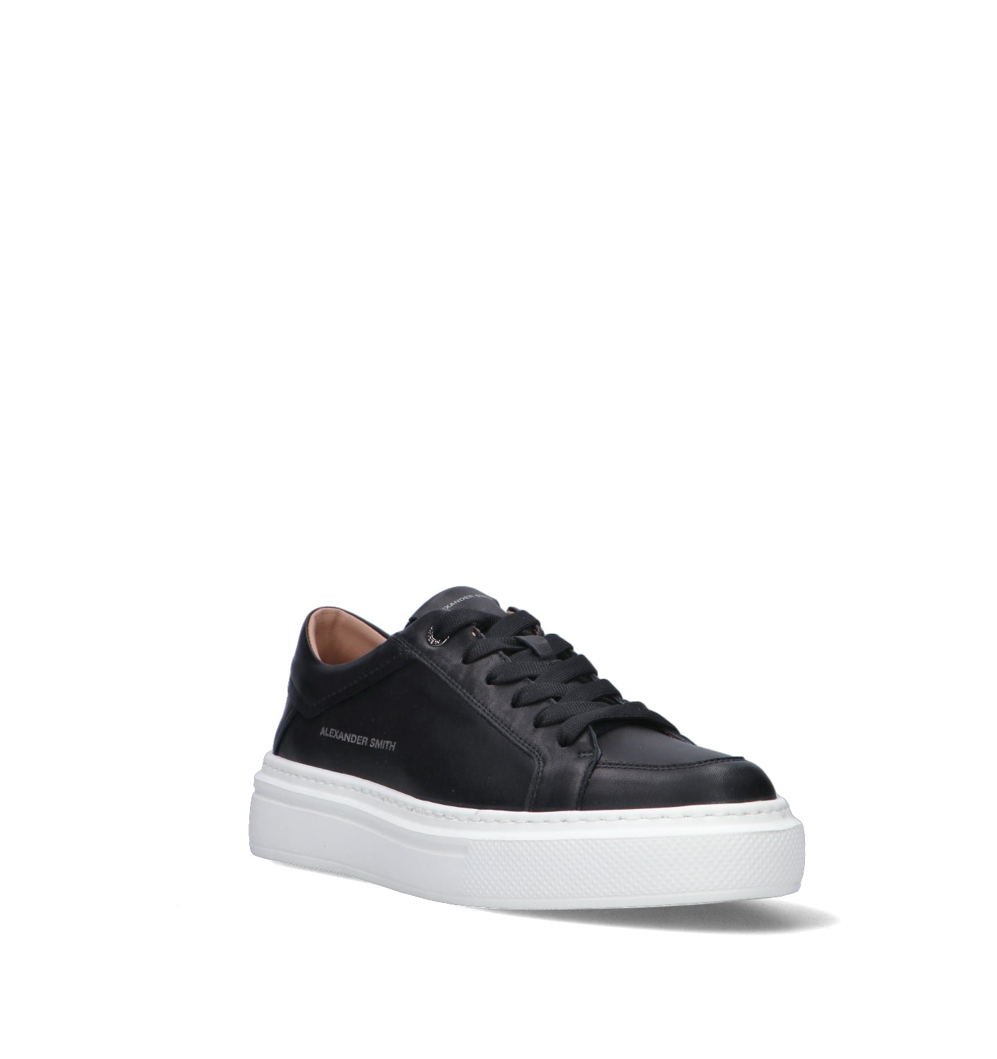 ALEXANDER SMITH Sneaker uomo nera in pelle