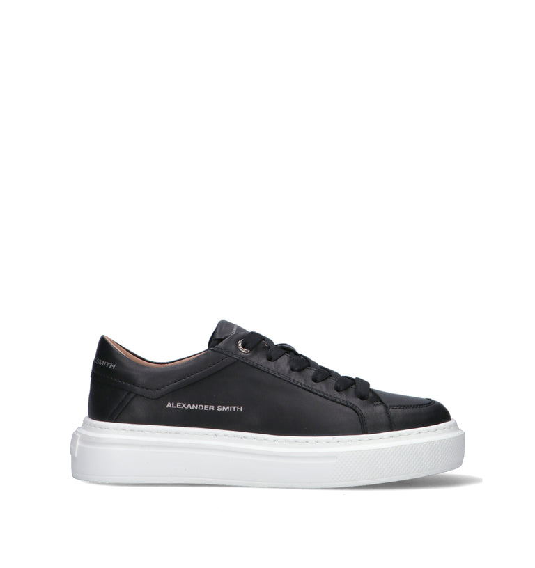 ALEXANDER SMITH Sneaker uomo nera in pelle
