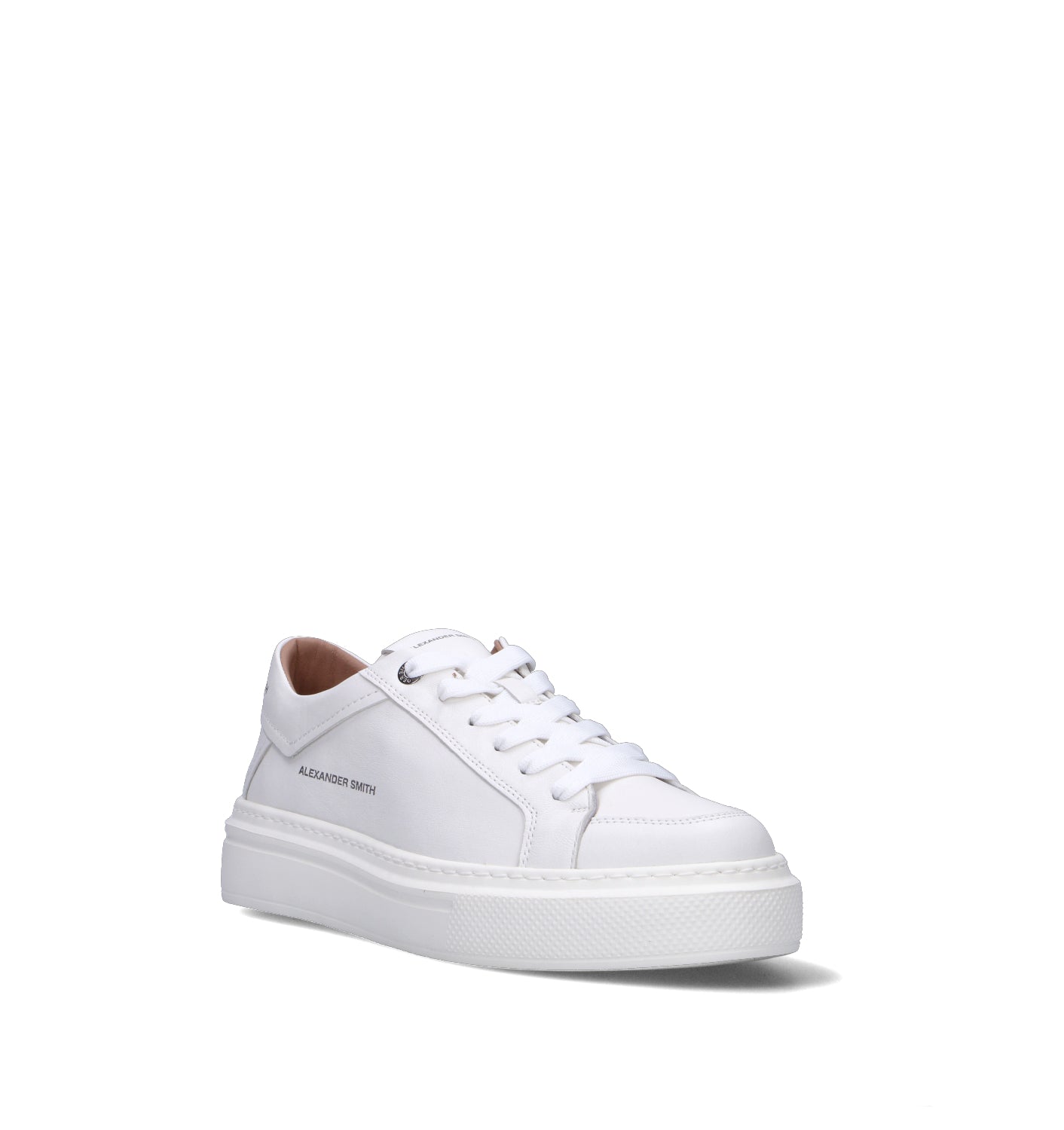ALEXANDER SMITH Senaker uomo bianca in pelle