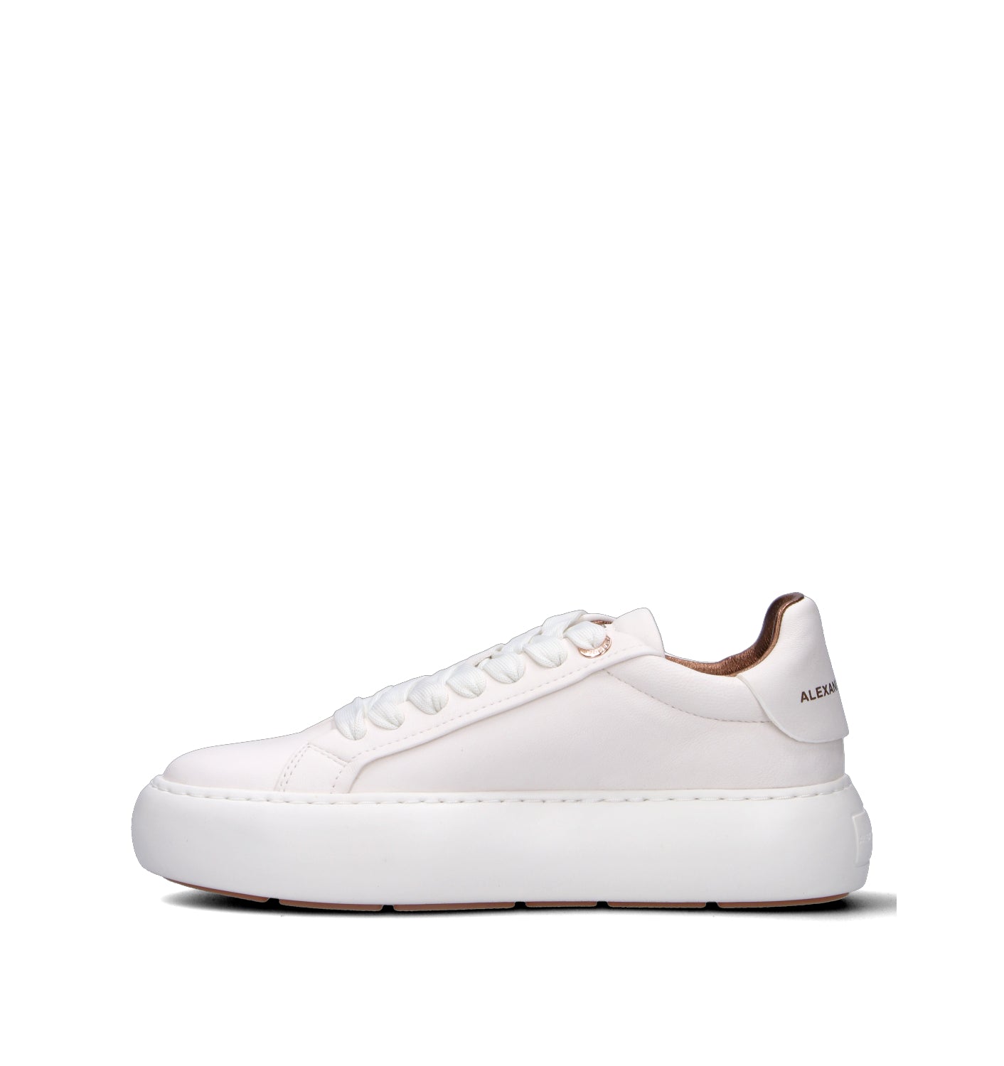 ALEXANDER SMITH Sneaker donna bianca in pelle