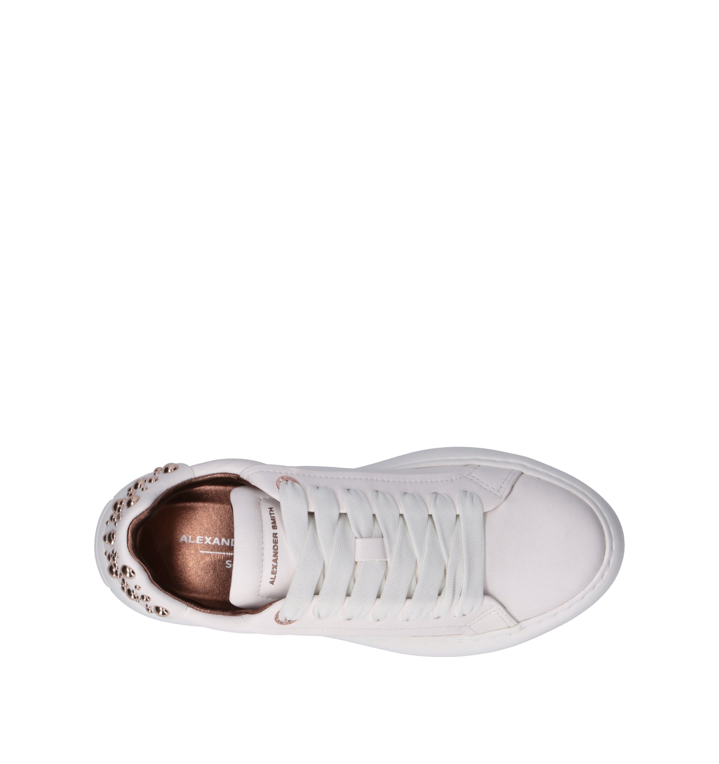 ALEXANDER SMITH Sneaker donna bianca in pelle