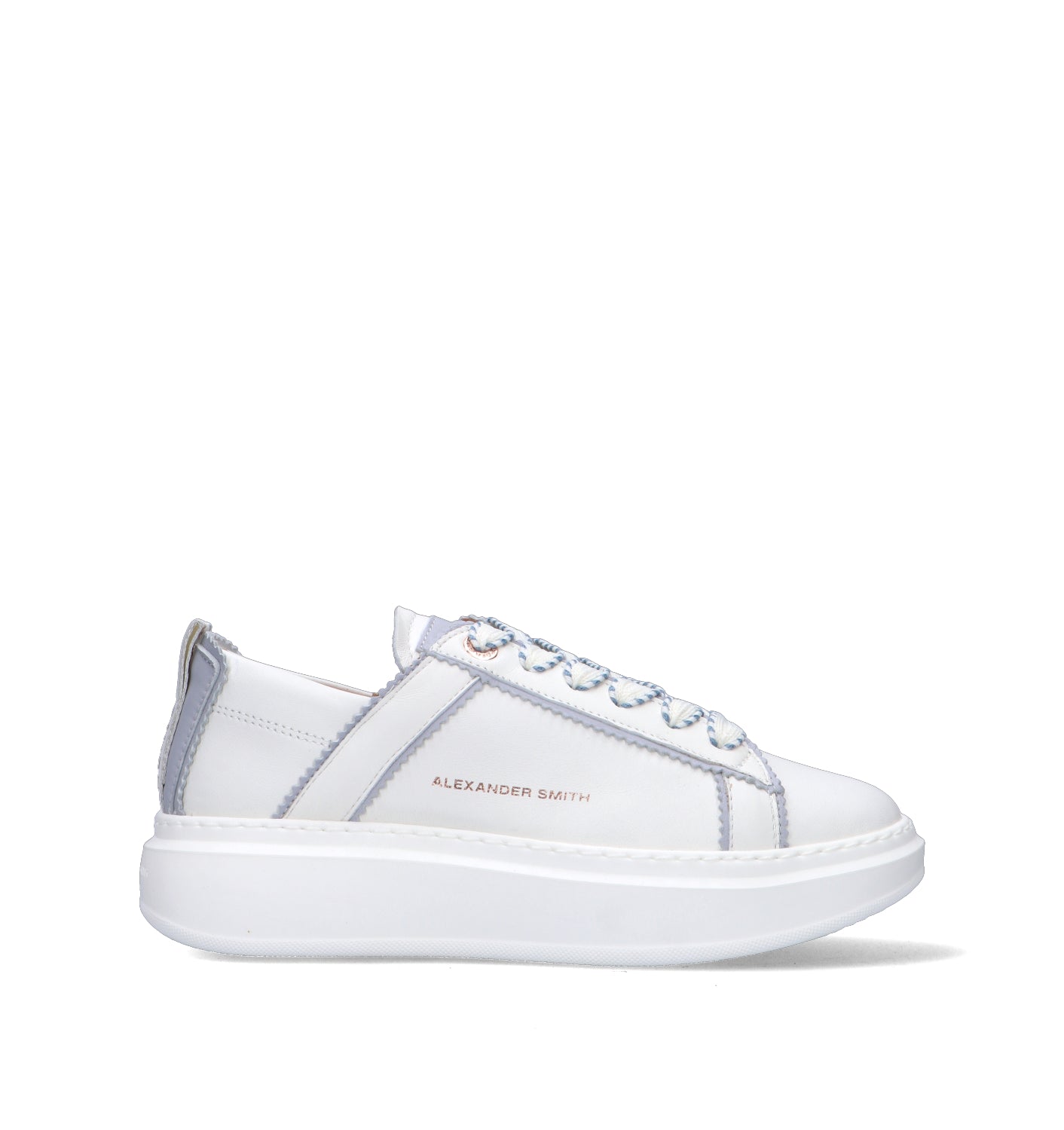 ALEXANDER SMITH Sneaker donna bianca in pelle