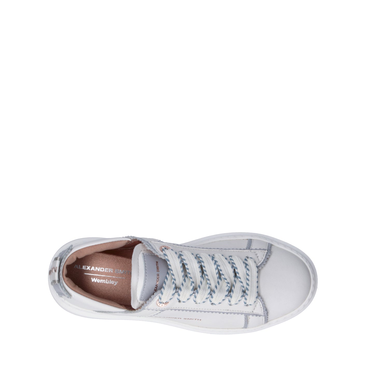 ALEXANDER SMITH Sneaker donna bianca in pelle