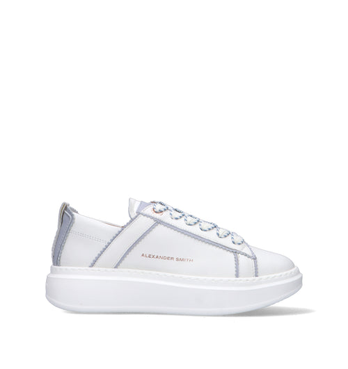 ALEXANDER SMITH Sneaker donna bianca in pelle