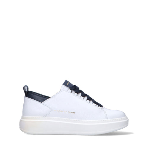 ALEXANDER SMITH Sneaker uomo bianca in pelle