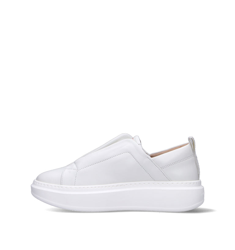 ALEXANDER SMITH Sneaker donna bianca in pelle