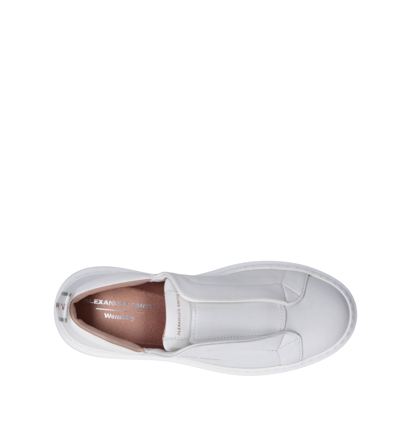 ALEXANDER SMITH Sneaker donna bianca in pelle