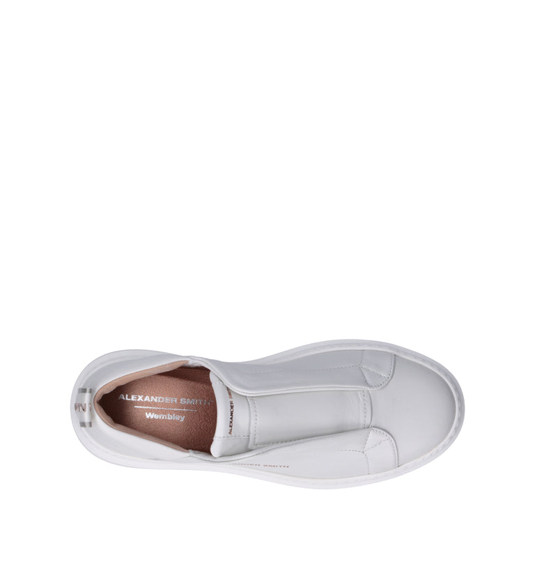 ALEXANDER SMITH Sneaker donna bianca in pelle