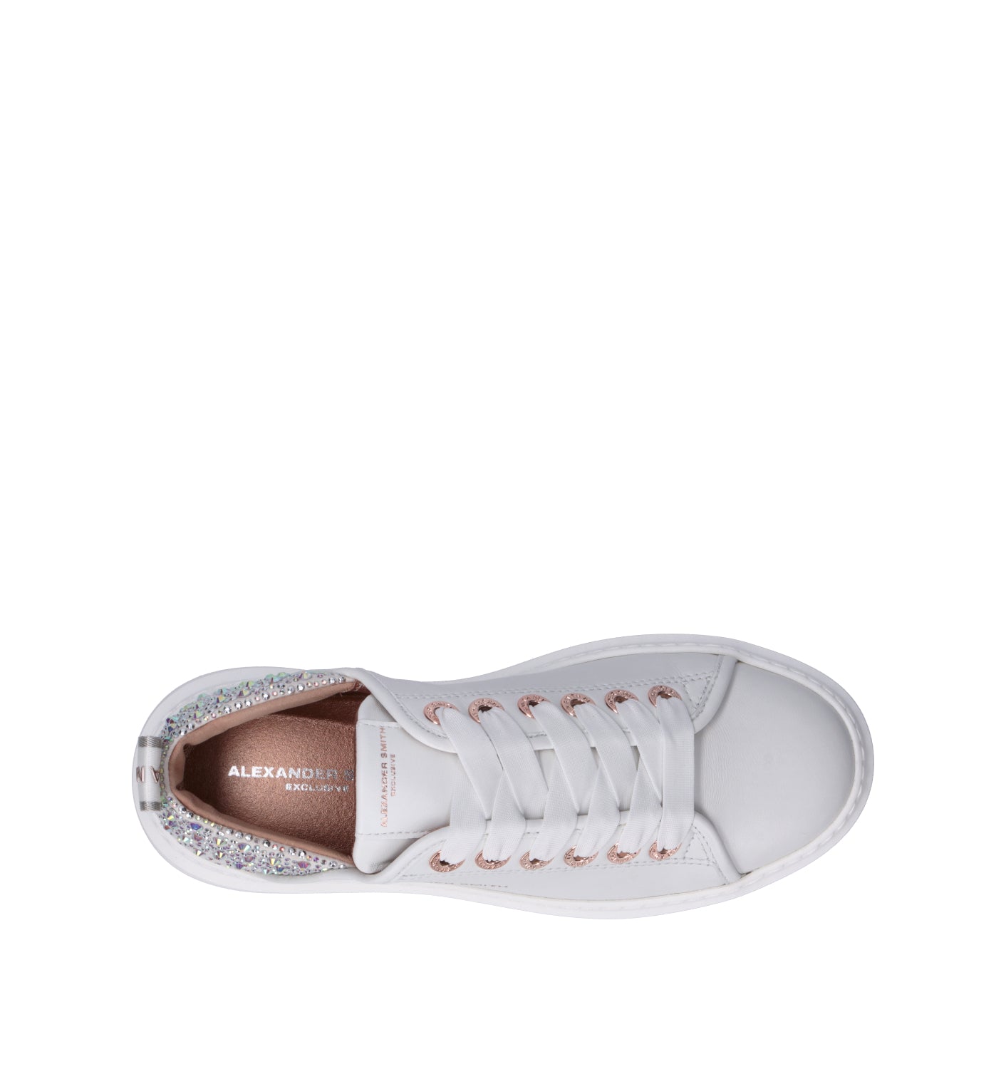 ALEXANDER SMITH Sneaker donna bianca in pelle