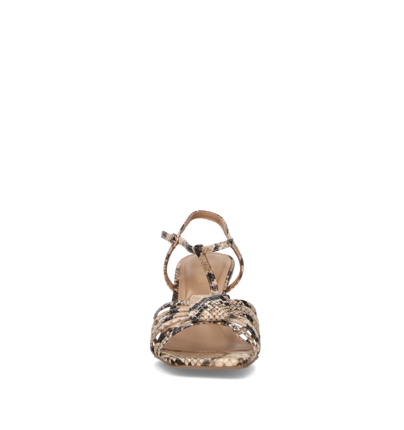 APEPAZZA Sandalo donna beige in pelle