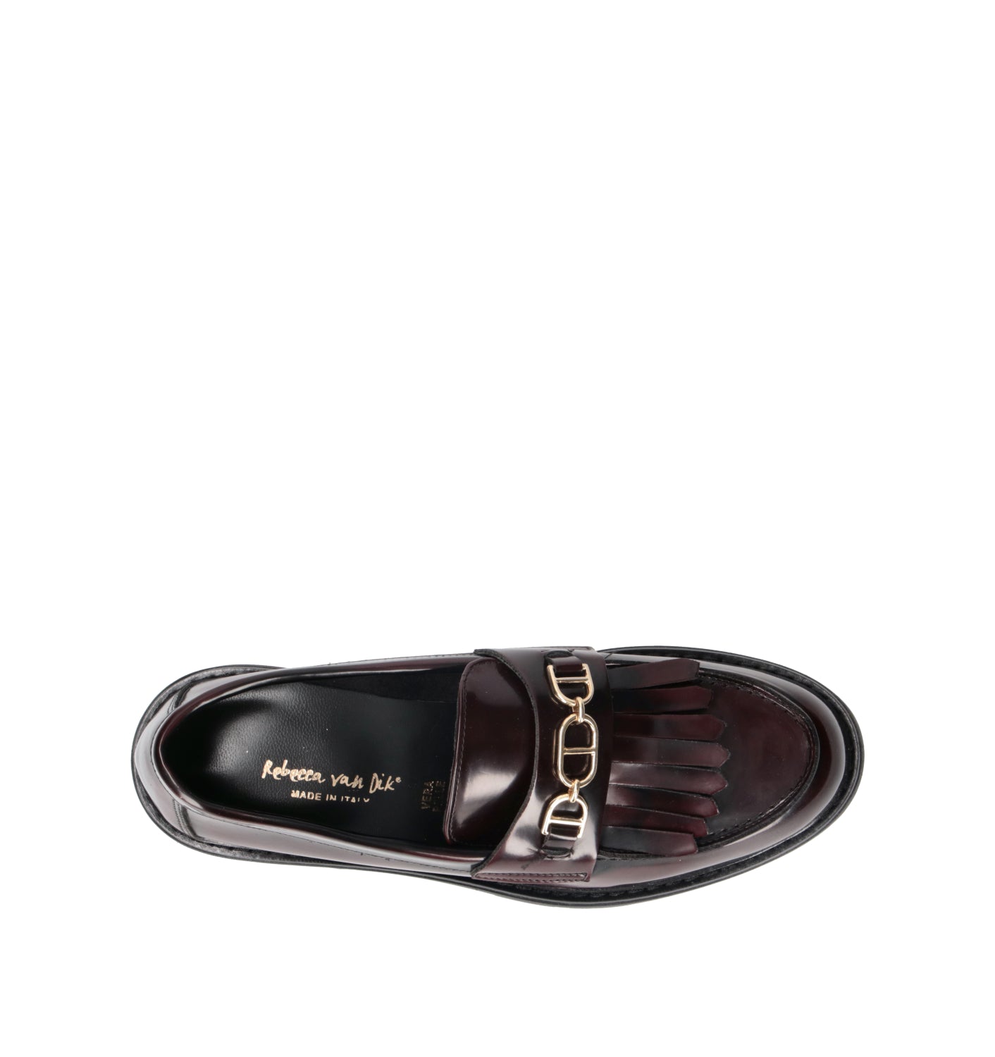 REBECCA VAN DIK Mocassino donna bordeaux