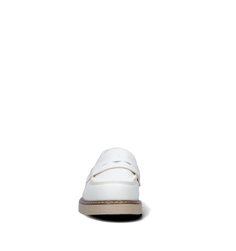 REBECCA VAN DIK Mocassino donna bianco