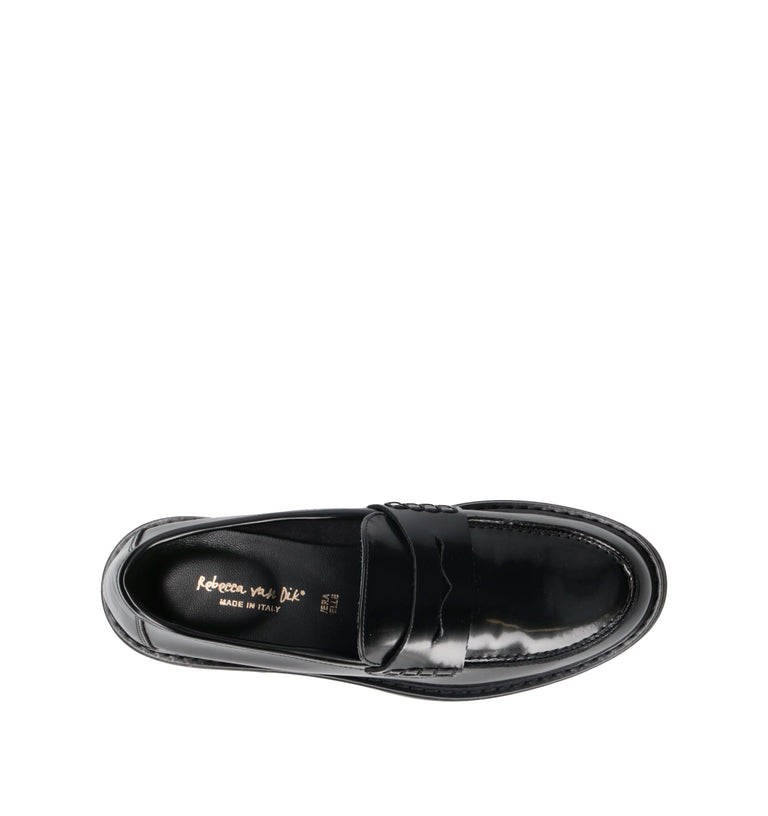 REBECCA VAN DIK Mocassino donna nero