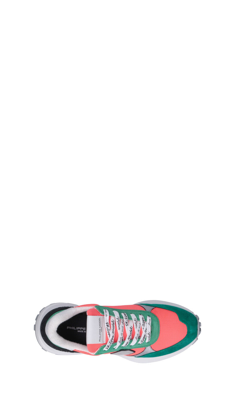 PHILIPPE MODEL Sneaker donna salmone in suede
