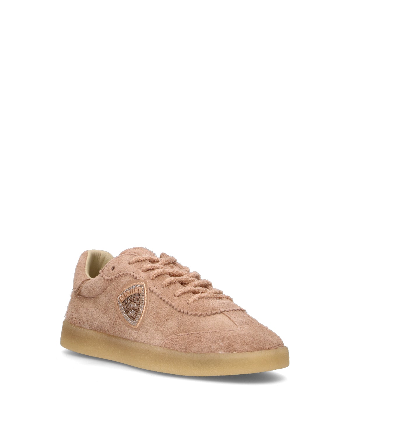 BLAUER Sneaker donna nude in suede