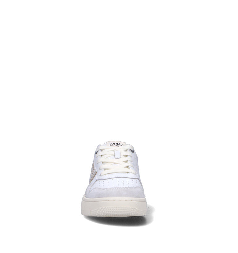 COLMAR Sneaker uomo bianca/nera in pelle