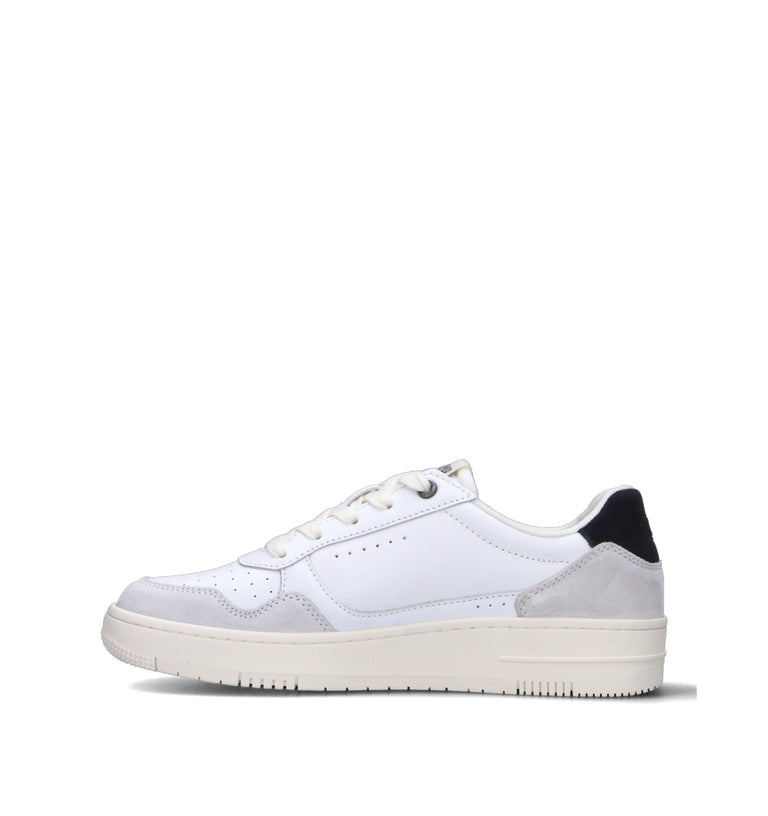 COLMAR Sneaker uomo bianca/nera in pelle