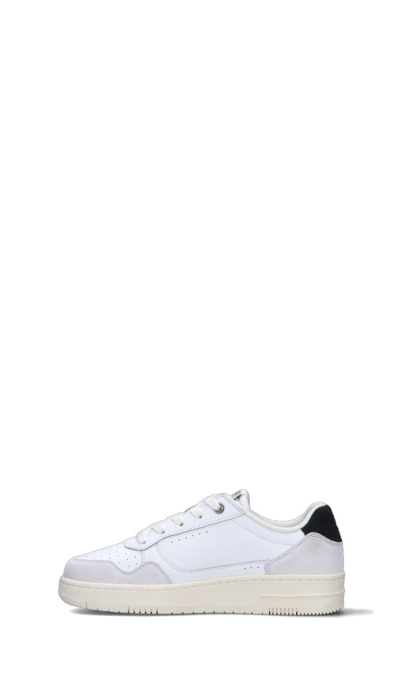 COLMAR Sneaker uomo bianca/nera in pelle