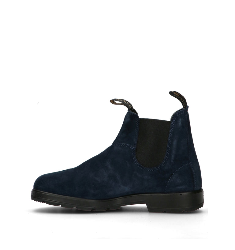 BLUNDSTONE Beatles uomo blu in suede