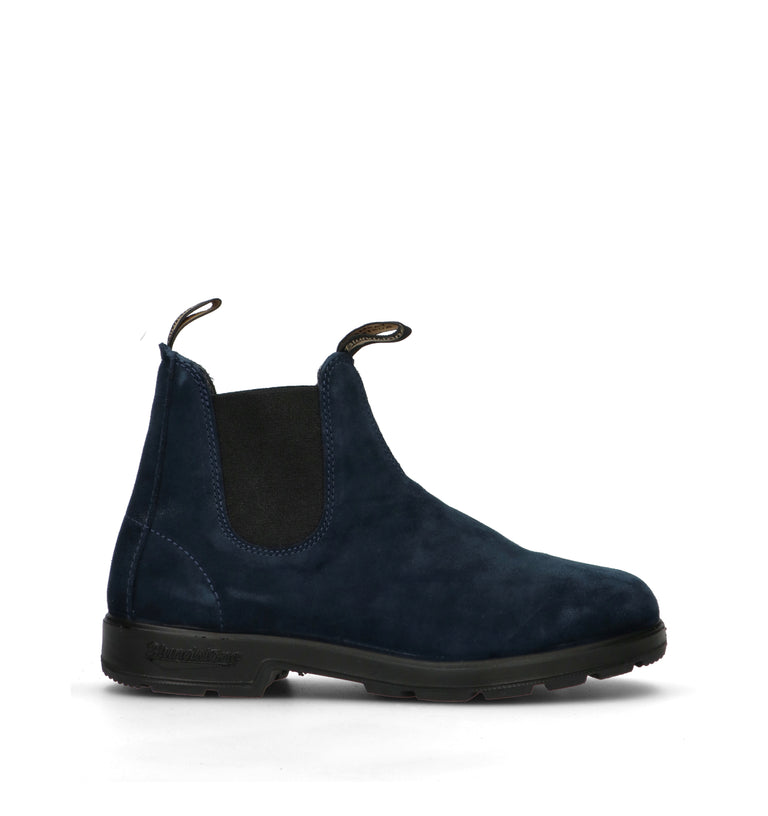 BLUNDSTONE Beatles uomo blu in suede