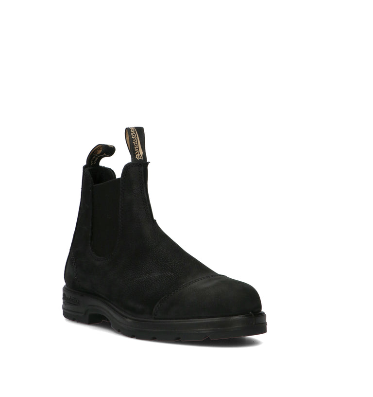 BLUNDSTONE Beatles uomo nero in nabuk